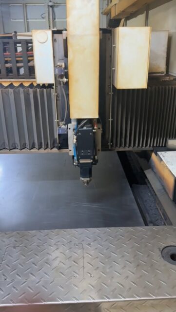 Doing what we do best!!!! Cuts like butter!!#lasercutting #fabrication #fiberlaser #rocklin #cncmachining